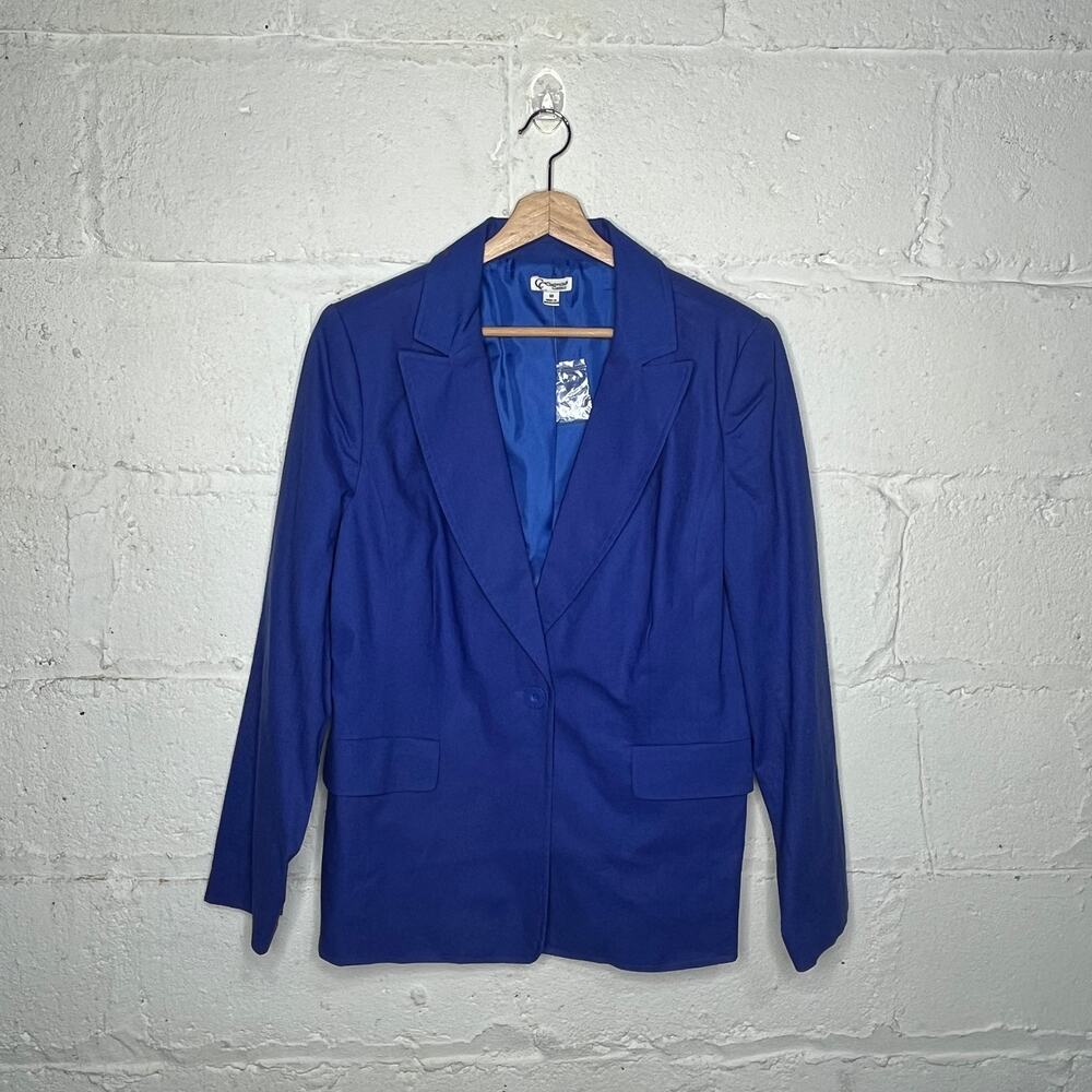 Chadwick Classics Women's‎ Linen Cotton Lined Blazer Jacket Size 14 NWT